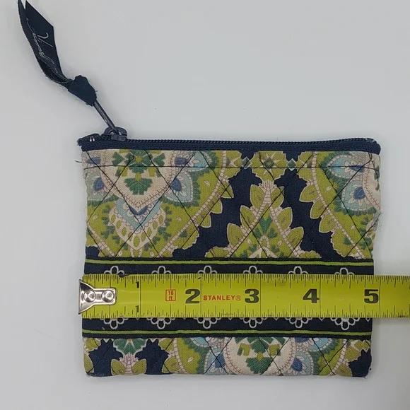 Vera Bradley Retired 2007-2008 Quilted Cambridge Design Single Pouch Coin Wallet - Picture 7 of 10